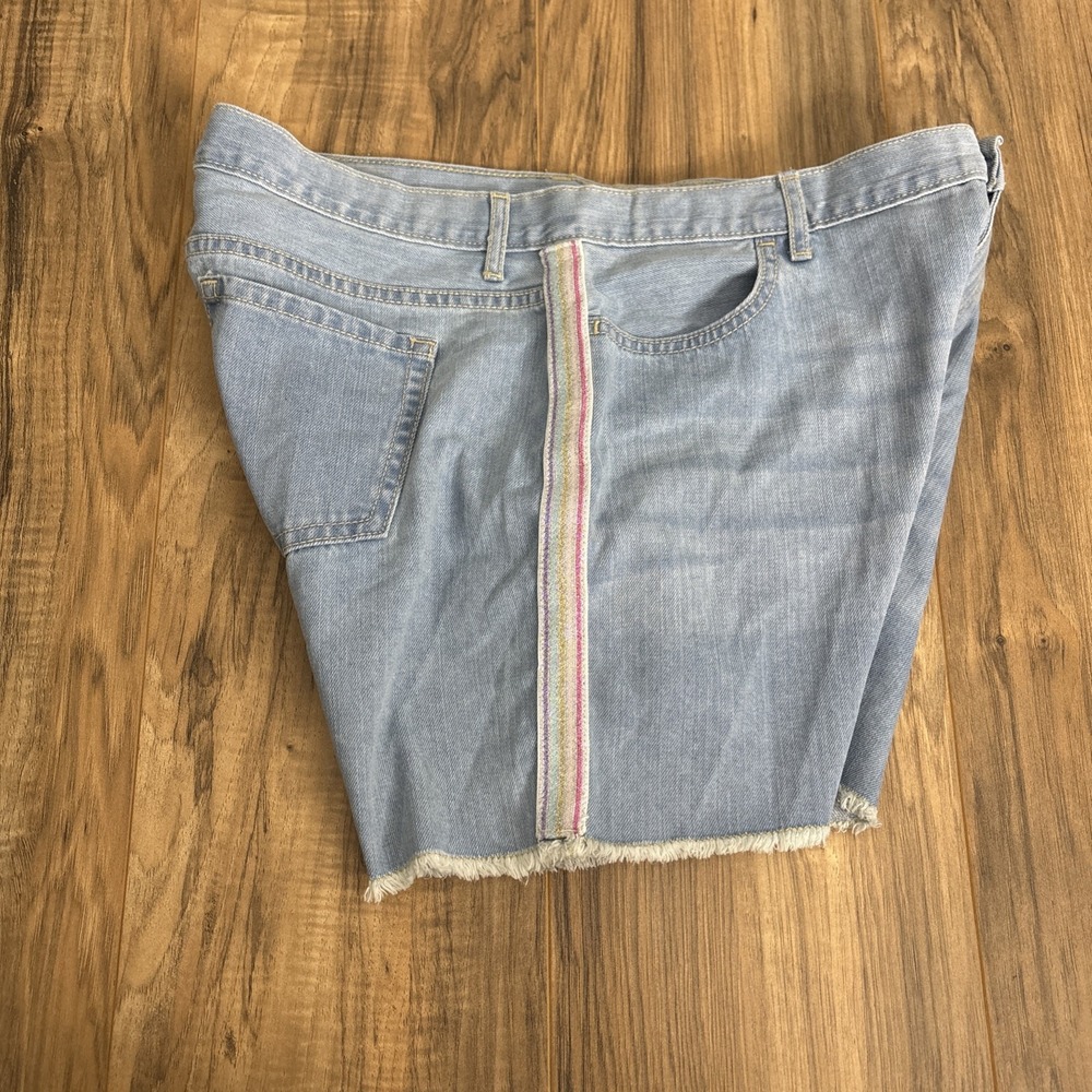 The Children's Place Girls Shorts Size 10 Plus Light Blue Cut Off NWT - Picture 6 of 9